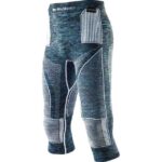 X-Bionic Sous vêt Accumulator Evo Pant medium 3/4 – grey melange orange