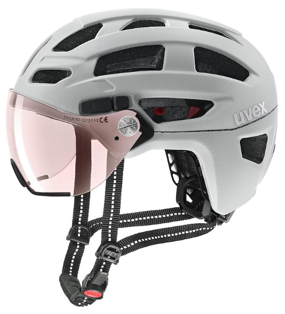 Uvex Casque Fiinale Visor Vario – green/cloud mat