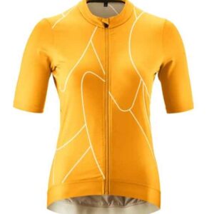 Gonso Maillot crt dame Print – glowing gold