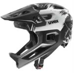 Uvex Casque intégral react jr fullface – black white