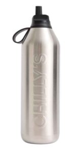 Chilly's Gourde 3 Flip 1 litre – steel