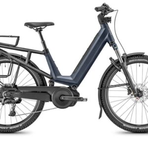 Moustache Xroad FS 4 (800Wh/PX 85Nm/10vit) Grd porte-bagage – bleu nuit